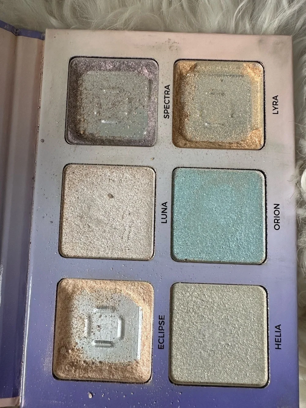 Rare ANASTASIA BEVERLY HILLS Aurora Glow Kit Metallic Powder Highlighter Palette